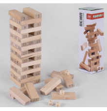 Дерев'яна гра 72154 "ВЕЖА" (12) "4FUN Game Club Wood", в коробці