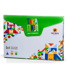 ТАКА ПАЗЛ -набір 3 в 1(зелена,курочка)