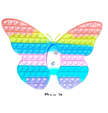 Сенсорна Іграшка Антистрес для Ігри з Кубиками 34 * 24CM (Pop it)