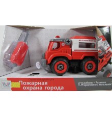 Машинка "Пожежна охорона міста" В117442 16*15 см