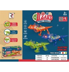 Іграшка №ZR155 Ящірка світло,муз."LIZARD" в уп.1шт (12*9,4*26,8)см 3кольор.(72)