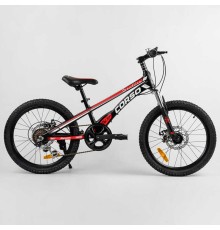 Дитячий спортивний велосипед 20'' CORSO ""Speedline"" MG-29535 (1) магнієва рама, Shimano Revoshift 7 швидкостей, зібраний на 75%.