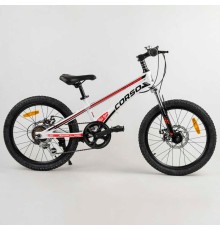 Дитячий спортивний велосипед 20'' CORSO ""Speedline"" MG-56818 (1) магнієва рама, Shimano Revoshift 7 швидкостей, зібраний на 75%.