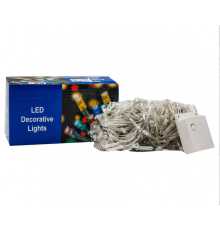 Гірлянда №NC127-500-mix прозр.5шнур.8функ.400-500LED ламп різн. кольору 26м 220v в кор.(50)