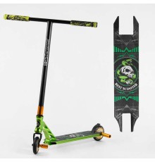 Самокат трюковий 85784 Best Scooter (4) HIC-система, ПЕГИ, алюмінієвий диск та дека, АНОДОВАНЕ ФАРБУВАННЯ, колеса PU, d = 110мм, ширина керма - 60 см