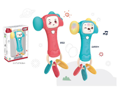 Молоточок 668-128 (72) звуки, мелодії, підсвічування, прорізувачі, в коробці