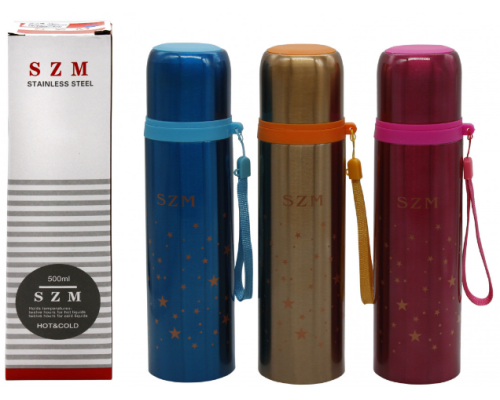 Термос №8063 з мал. зірка 500мл у кор. (60)