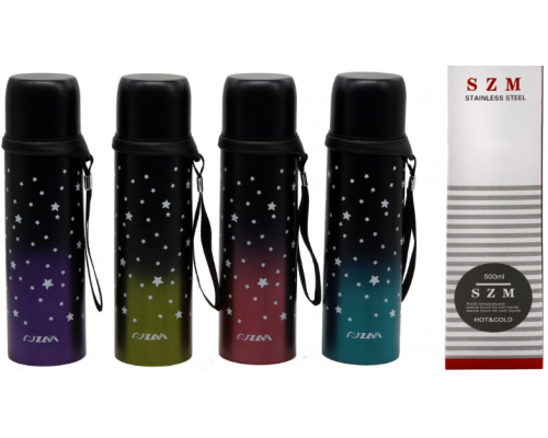 Термос №8326 з мал. зірка 500мл у кор. (60)