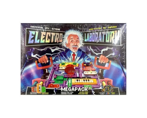 гр Електронний конструктор ""Electro Laboratory. Megapack"" Elab-01-04 (4) ""Danko Toys"", ОПИС УКР/РОС. МОВАМИ