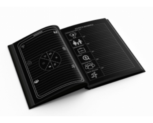 Планер TM Profiplan, датований, чорний/чорний, 2022, А5 904730