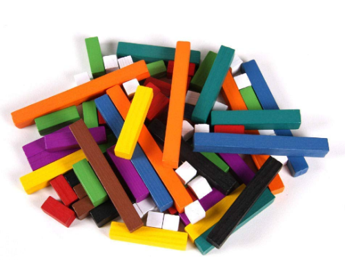 Палички для лічби кольорові 56 шт (за методикою Кюїзенера)