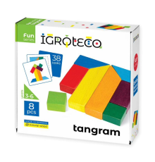 Гра-головоломка "Танграм 8" + картки із завданнями