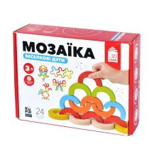 Дерев'яна мозаїка "Веселкові дуги" 24 ел.