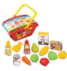 Ігровий кошик з продуктами №01377 (19*26*12)см