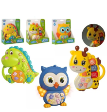 Піаніно FT 0009 ABC 3 види по 2 кольори, муз. (укр), світло, бат., кор., 16-19,5-5,5 см.