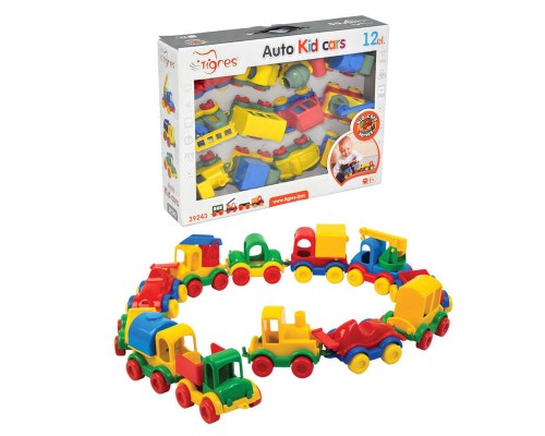 гр Набір машин ""Kids cars"" 12 шт. 39243 (8) ""Tigres""