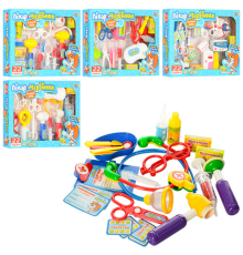 Лікар M 0462 U/R 5 видів, шприц, ножиці, інструменти, ліки, кор., 36,5-25,5-5,5 см.