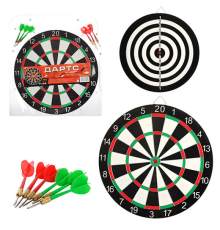 Дартс MS 0096 15 дюймів, дротики з голкою 6 шт., двосторонній, бліст., 40,5-44-1,5 см.