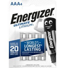 Батарейка ENERGIZER AAA Ultimate Lithium уп. 4шт.
