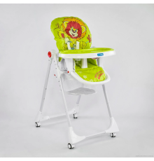 Дитячий стільчик для годування JOY К-41208 (1) "Левеня" колір салатовий, в коробці