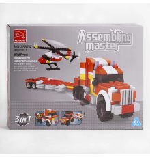 Конструктор AUSINI 25624 (12/2) “Assembling Master”, 3в1, 312 деталей, у коробці