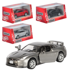 Машинка KT 5340 W мет.,інерц., 1:36, гумові колеса, відчин. двері, 4 кольори, кор., 16-7,5-8 см.