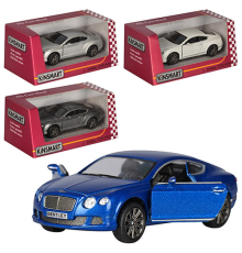 Машинка KT 5369 W інерц., мет., 1:38, відкр. двері, гумові колеса, 4 кольори, кор., 16-7-8,5 см