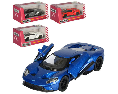 Машинка KT5391W мет., інерц.,1:38, відчин. двері, гумові колеса, 4 кольори, кор., 16-7-8 см.