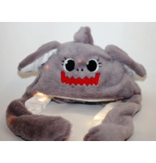 Шапка з вушками, що світяться "Акула"