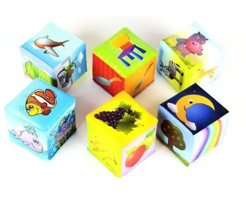 Кубики HU M 0257 U/R для купання, 6 шт., кул., 15-23-7 см.