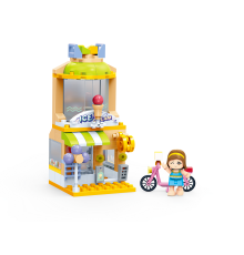 Конструктор "Центральна вулиця" (108 елм.) Будиночок з морозивом / Banbao