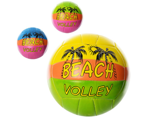 М'яч волейбольний EV 3205 офіц. розмір, 2 шари, 18 панелей, 3 кольори, 260-280 г