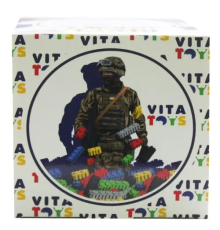 Іграшка-конструктор дитяча "Пікселі" Український захисник (1,5)