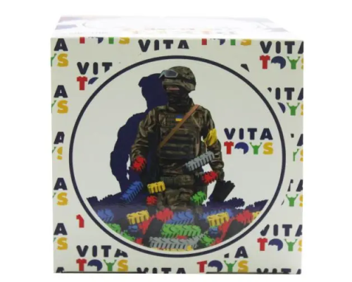 Іграшка-конструктор дитяча "Пікселі" Український захисник (1,5)