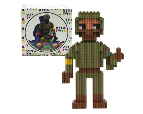 Іграшка-конструктор дитяча "Пікселі" Український захисник (1,5)