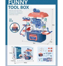 Набір лікаря 628 A 22 (36/2) ""Funny medical box"", 33 елементи,  у коробці