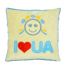 М'яка подушка "I love UA" 11*33*33