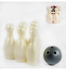 Кеглі "Великі 0282 колір білий (3) "BAMSIC", в сітці