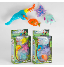 Риболовля магнітна 831/832 (72/2) 2 види, рибки та вудка зі світлом, в коробці