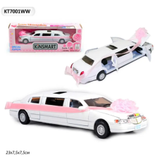 Модель лімузин LINCOLN 7'' KT7001WW TOWN LOVE CAR метал.інерц.відкр.дв.кор./72/