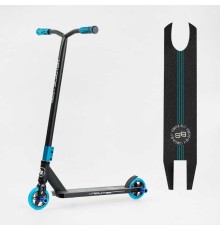 Самокат трюковий LR-82063 Best Scooter ""LineRunner"" (1) HIC-система, ПЕГИ, алюмінієвий диск і дека, колеса PU, d = 110мм, ширина керма - 52 см, в коробці