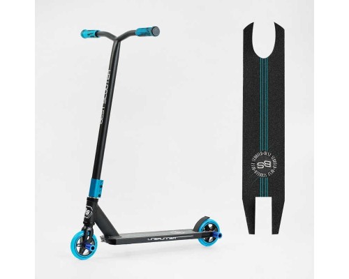 Самокат трюковий LR-82063 Best Scooter ""LineRunner"" (1) HIC-система, ПЕГИ, алюмінієвий диск і дека, колеса PU, d = 110мм, ширина керма - 52 см, в коробці