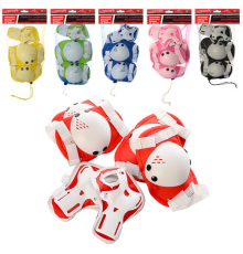 Захист MS 0032-1 для колін, ліктів, зап'ястя, 6 кольорів, сітка, 18,5-34-6 см.