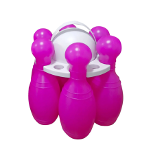 "Кеглі Великі № 2" рожеві  арт. 0282, Набір дитячий, Бамсик