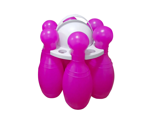"Кеглі Великі № 2" рожеві  арт. 0282, Набір дитячий, Бамсик