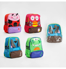 Рюкзак C 57501 (120) ВИДАЄТЬСЯ ТІЛЬКИ МІКС ВИДІВ, тваринка, 4 види, у пакеті