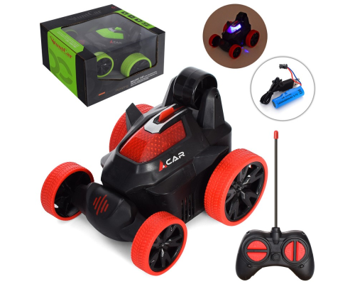 Машинка DMF01A радіокер., акум., трюкова, USB, 2 кольори, кор., 17,5-12,5-10 см.