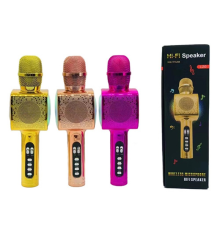Мікрофон L20 акум., USBвхід, USBшнур, Bluetooth, TFслот, 3 кольори, кор., 9-8-27 см.
