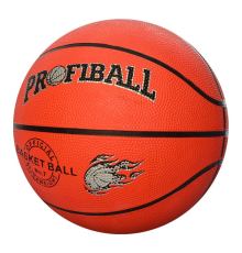 М'яч баскетбольний PROFIBALL VA 0001 розмір 7, гума, 8 панелей, малюнок-друк, 510г.