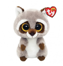 Дитяча іграшка м’яконабивна TY Beanie Boos 36375 Єнот "OAKIE" 15 см